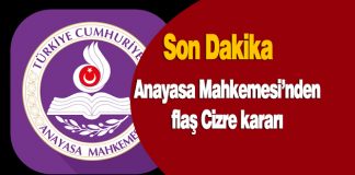 Anayasa Mahkemesi’nden Cizre’deki tedbir kararına red Anayasa Mahkemesi'nden Cizre'deki tedbir kararına red