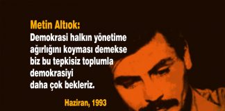 Metin Altıok – Fil Beklemek: Bizim elimizden ne gelir Metin Alıok yazıları