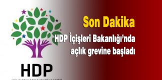 HDP İçişleri Bakanlığı’nda açlık grevine başladı HDP-Açlık Grevi-Cizre