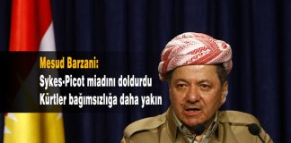 Barzani: Sykes-Picot miadını doldurdu, yeni bir anlaşmaya ihtiyaç var Mesud Barzani, Sykes-Picot