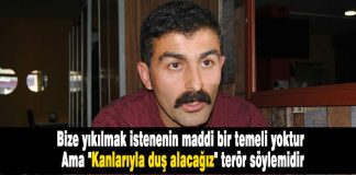 Savaş Dede: Bize yıkılmak istenen şeyin maddi bir temeli yoktur Savaş Dede