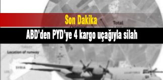 ABD 4 kargo uçağıyla PYD kontrolündeki Rimelan’a silah bıraktı ABD-PYD-Rimelan-Kargo-Uçağı