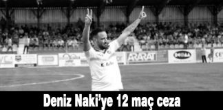 PFDK’dan Amedsporlu Deniz Naki’ye 12 maç ceza PFDK Amedspor oyuncusu Deniz Naki'ye ideolojik propaganda yaptığı gerekçesiyle 12 maç cezası verdi.