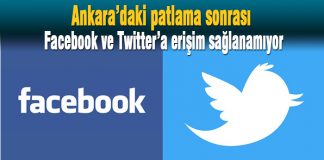 Ankara’daki patlamadan sonra Twitter ve Facebook ağırlaştı