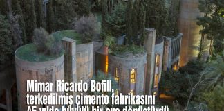 Ricardo Bofill, çimento fabrikasından büyülü bir ev yaptı Ricardo-Bofill-çimento-fabrikası