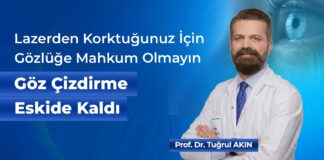 Lazerden Korktuğunuz İçin Gözlüğe Mahkûm Olmayın: Göz Çizdirme Eskide Kaldı Göz Çizdirme